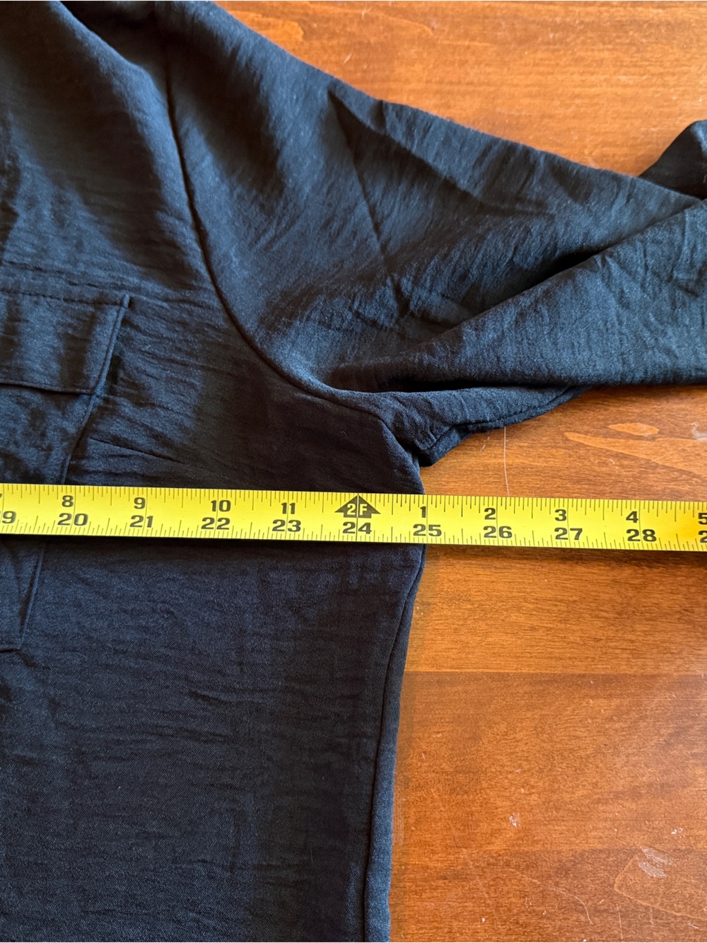 Fortune + Ivy Black Button-Front Blouse - Picture 5 of 9